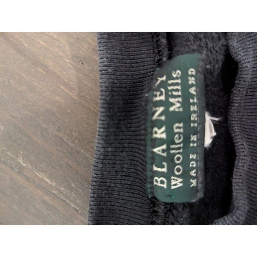 Vintage Blarney Woollen Mills Black Ireland Sweatshirt XL